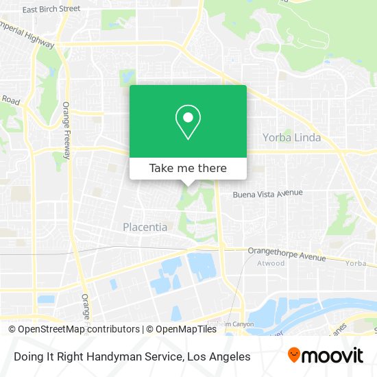 Doing It Right Handyman Service map