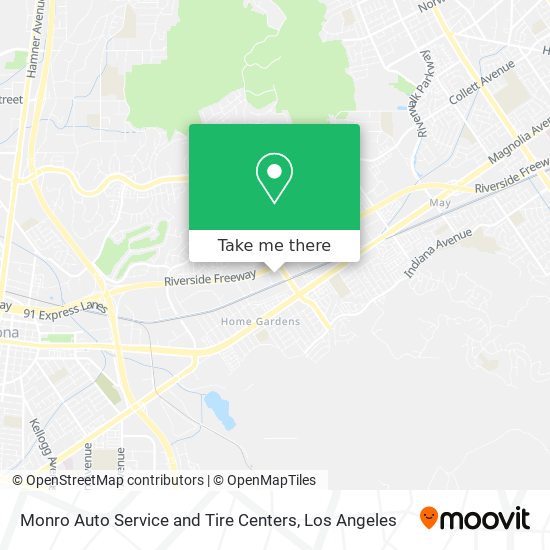 Monro Auto Service and Tire Centers map