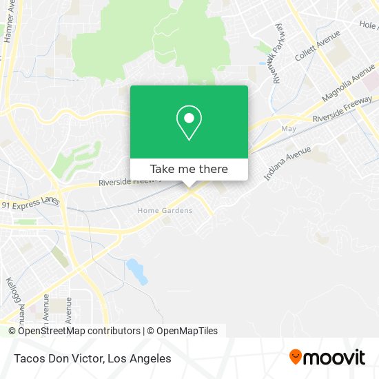 Mapa de Tacos Don Victor