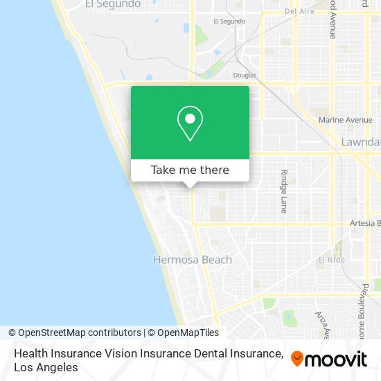 Mapa de Health Insurance Vision Insurance Dental Insurance