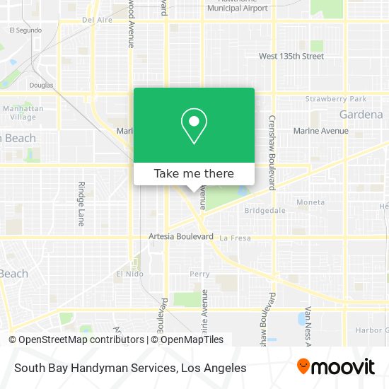 Mapa de South Bay Handyman Services