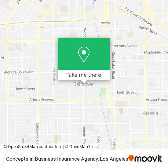 Concepts in Business Insurance Agency map