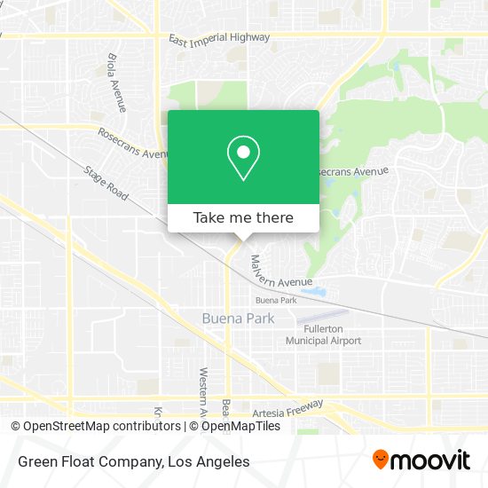 Green Float Company map