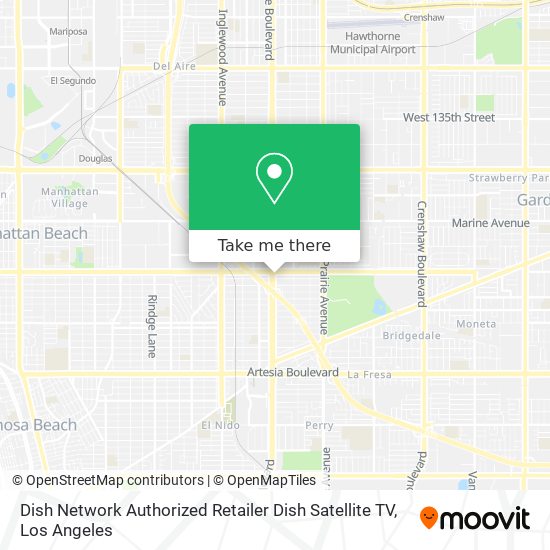 Mapa de Dish Network Authorized Retailer Dish Satellite TV