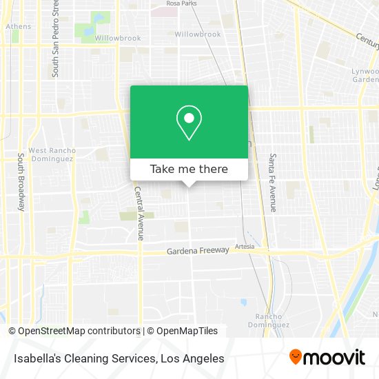 Isabella's Cleaning Services map