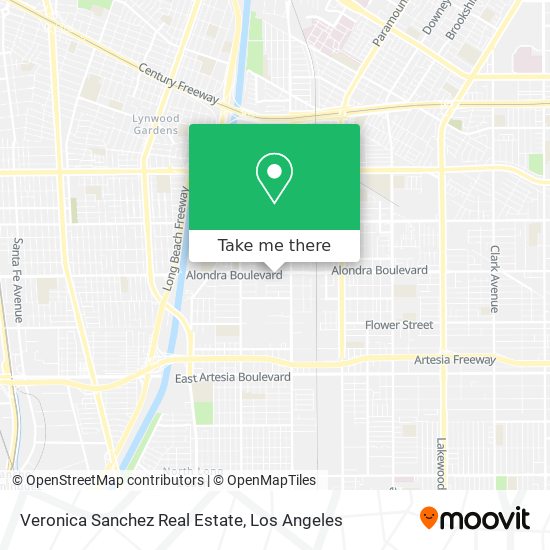 Veronica Sanchez Real Estate map