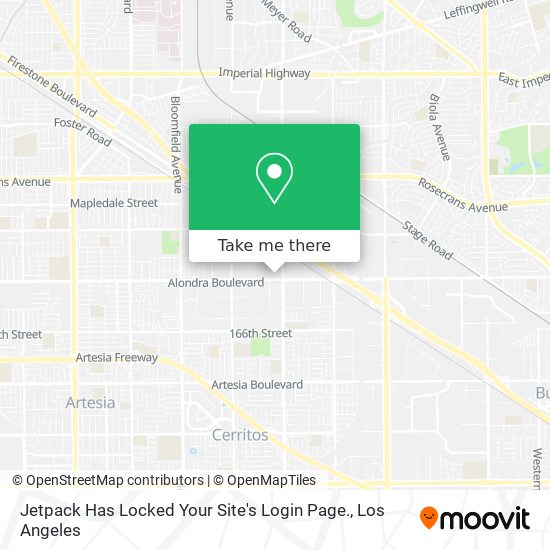 Mapa de Jetpack Has Locked Your Site's Login Page.