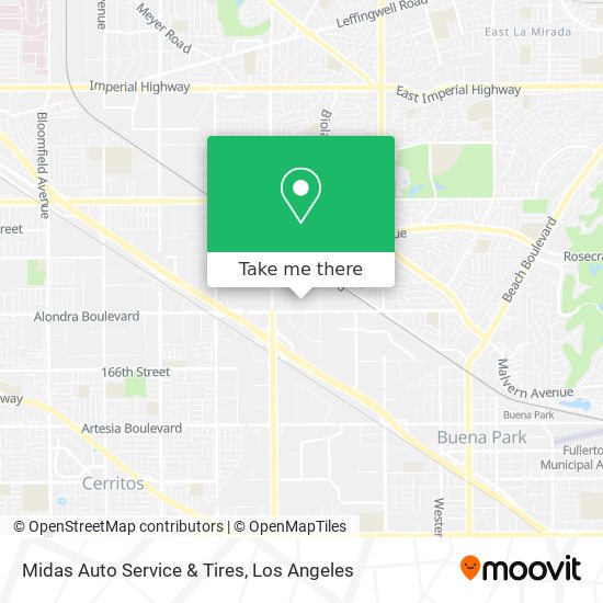 Midas Auto Service & Tires map