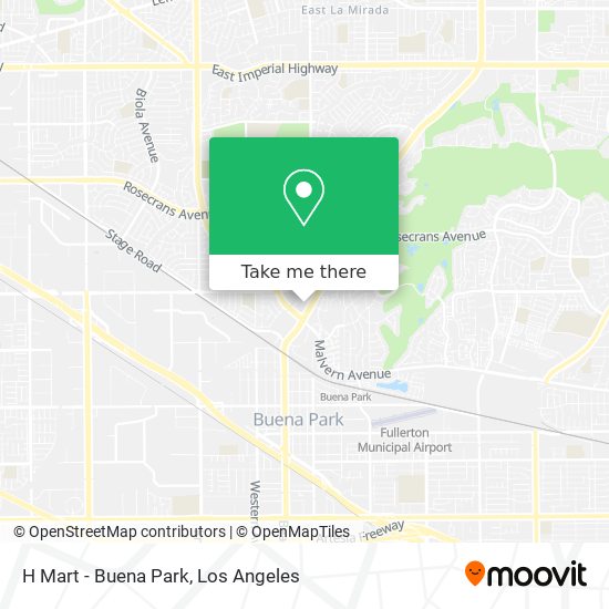 H Mart - Buena Park map