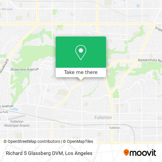 Richard S Glassberg DVM map