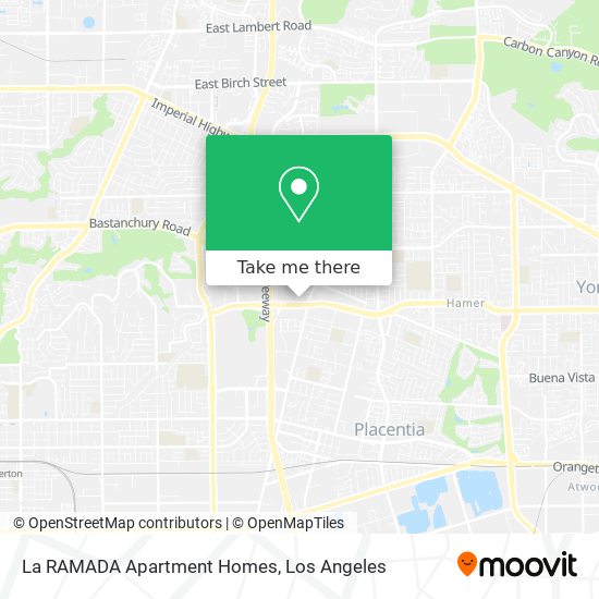 Mapa de La RAMADA Apartment Homes