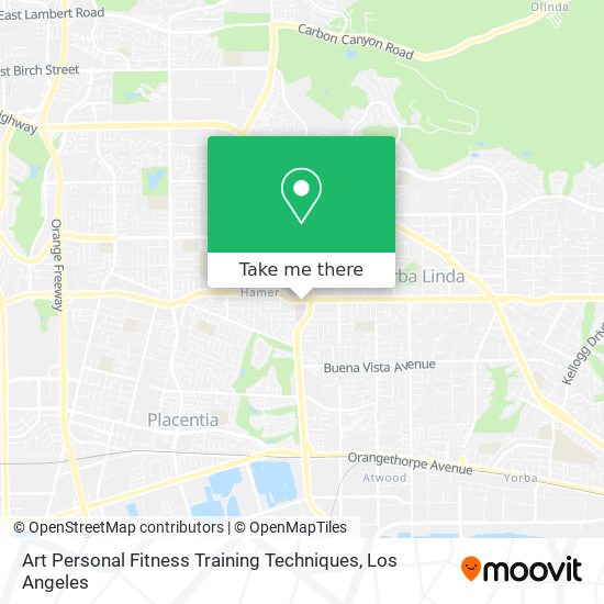 Mapa de Art Personal Fitness Training Techniques