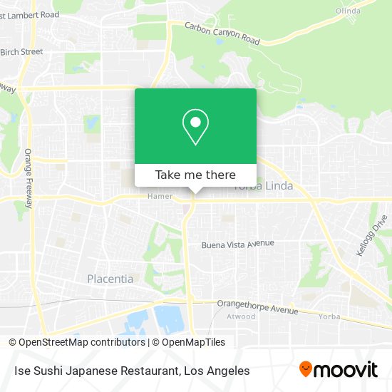 Mapa de Ise Sushi Japanese Restaurant