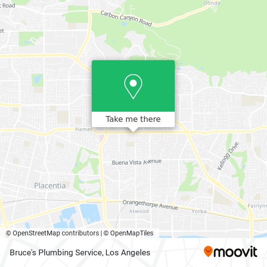 Bruce's Plumbing Service map