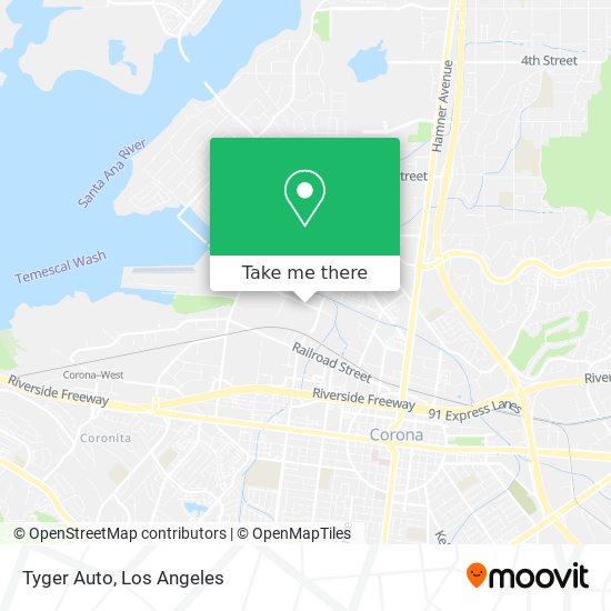 Mapa de Tyger Auto