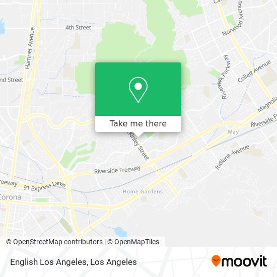 Mapa de English Los Angeles