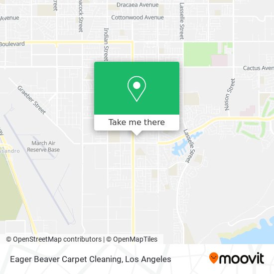 Eager Beaver Carpet Cleaning map
