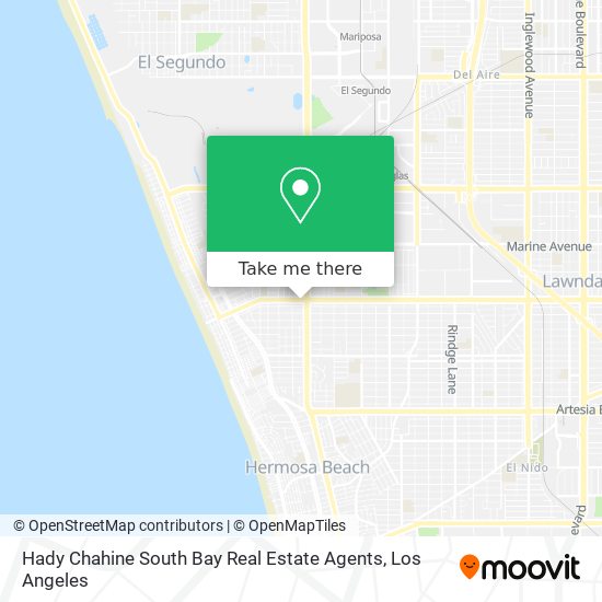 Hady Chahine South Bay Real Estate Agents map