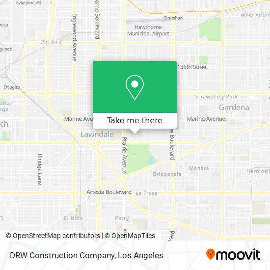 DRW Construction Company map