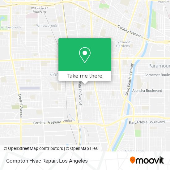 Compton Hvac Repair map