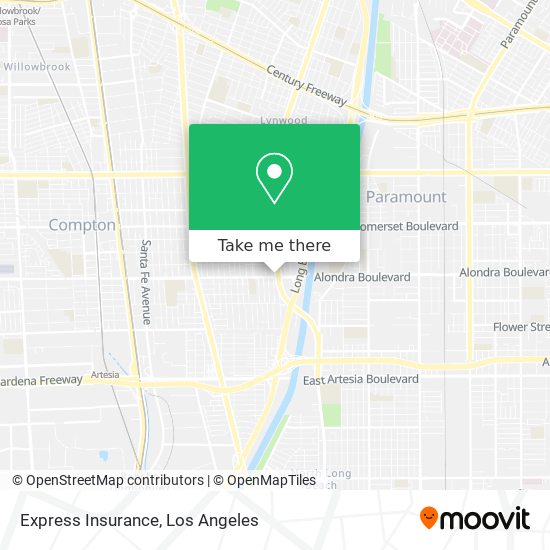 Express Insurance map