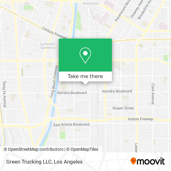 Mapa de Green Trucking LLC