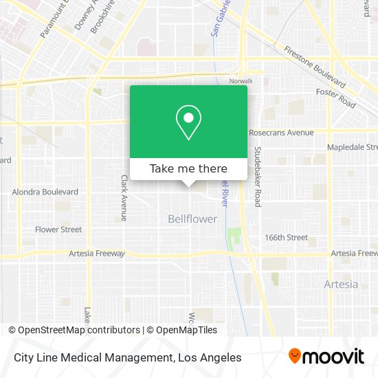 City Line Medical Management map