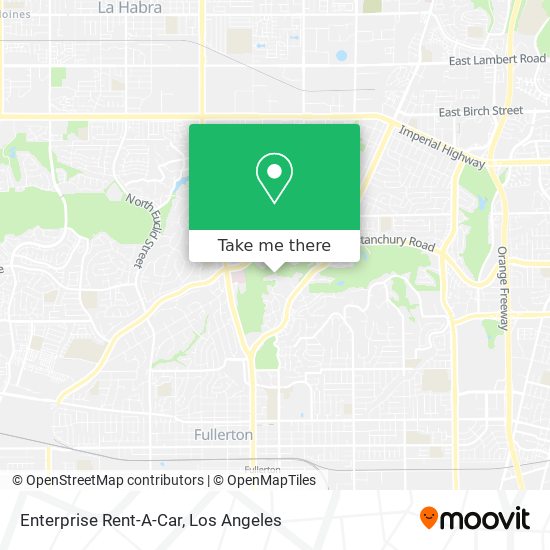 Mapa de Enterprise Rent-A-Car