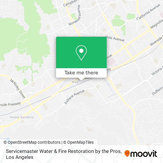 Mapa de Servicemaster Water & Fire Restoration by the Pros