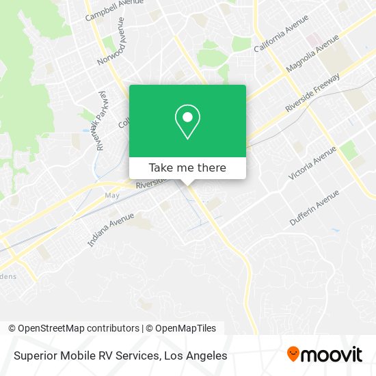 Superior Mobile RV Services map