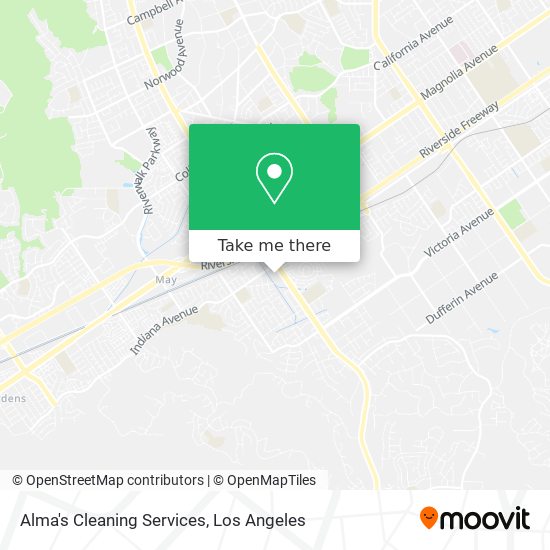 Alma's Cleaning Services map