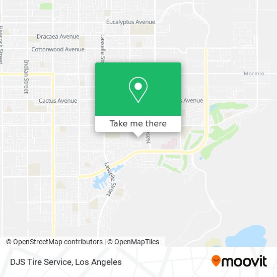 DJS Tire Service map