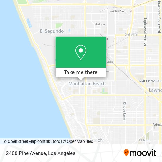 Mapa de 2408 Pine Avenue