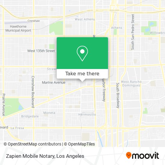 Mapa de Zapien Mobile Notary