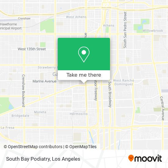 South Bay Podiatry map