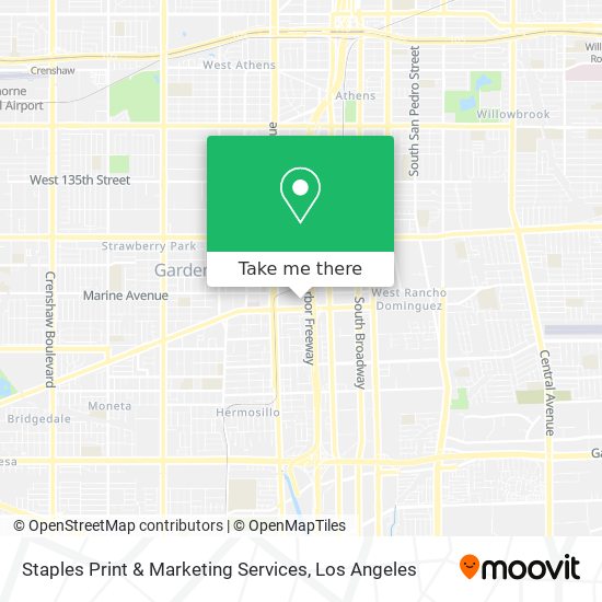 Mapa de Staples Print & Marketing Services