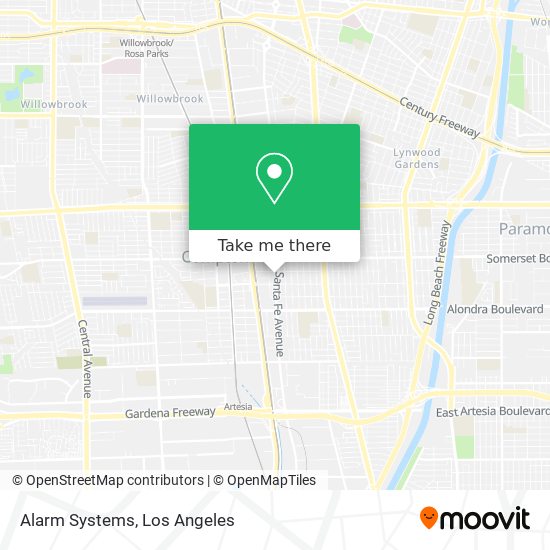 Alarm Systems map