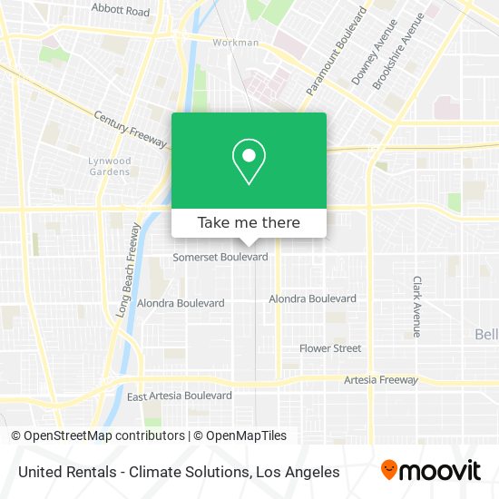 United Rentals - Climate Solutions map