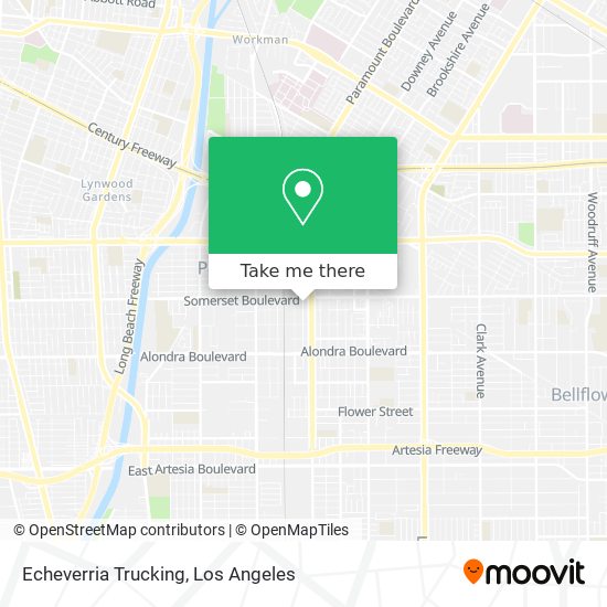Echeverria Trucking map