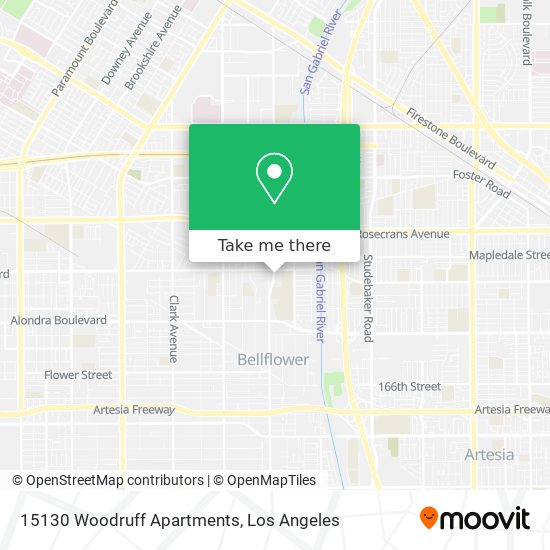 15130 Woodruff Apartments map