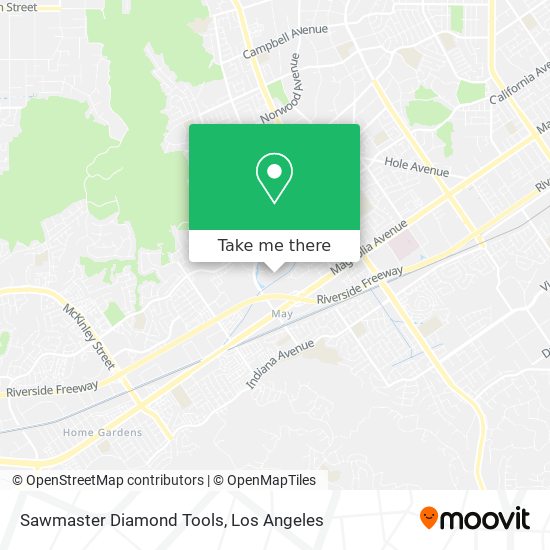 Sawmaster Diamond Tools map