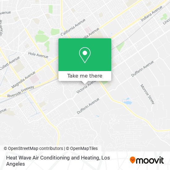 Mapa de Heat Wave Air Conditioning and Heating
