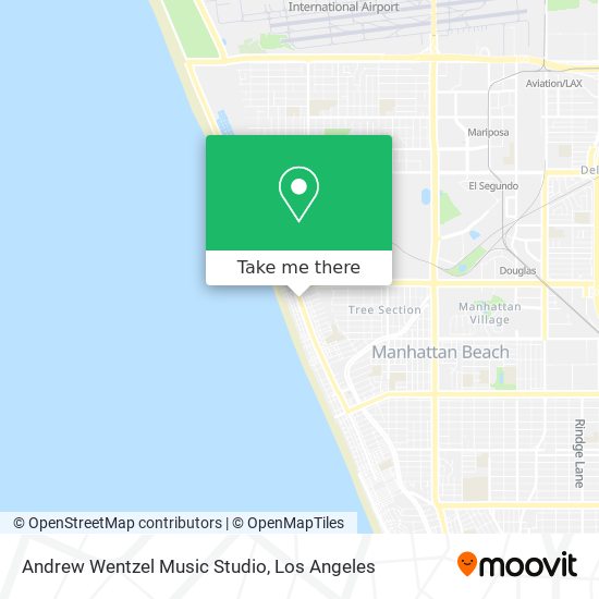 Mapa de Andrew Wentzel Music Studio