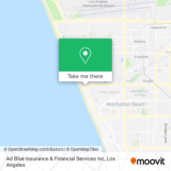 Ad Blue Insurance & Financial Services Inc map