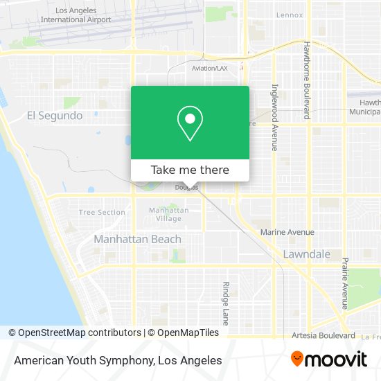 American Youth Symphony map