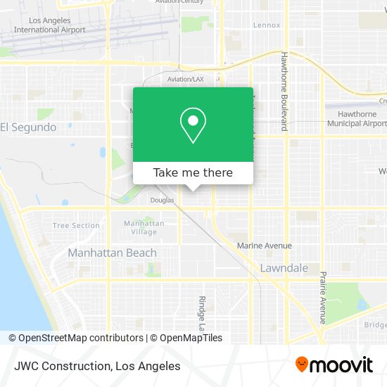 JWC Construction map