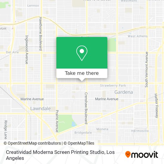 Creatividad Moderna Screen Printing Studio map