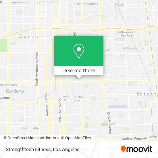 Strengthtech Fitness map