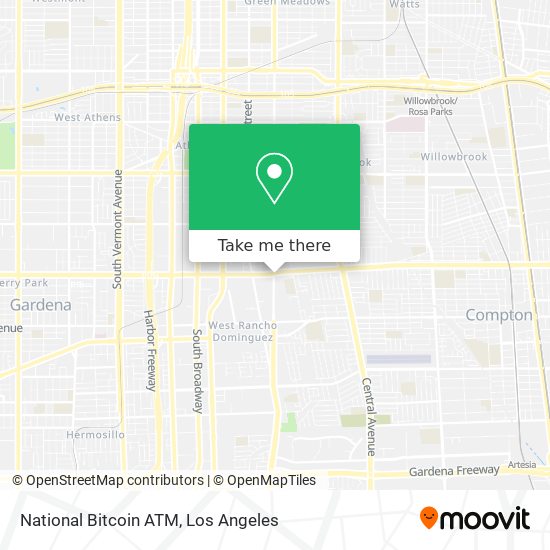 Mapa de National Bitcoin ATM