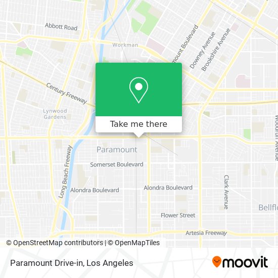 Mapa de Paramount Drive-in